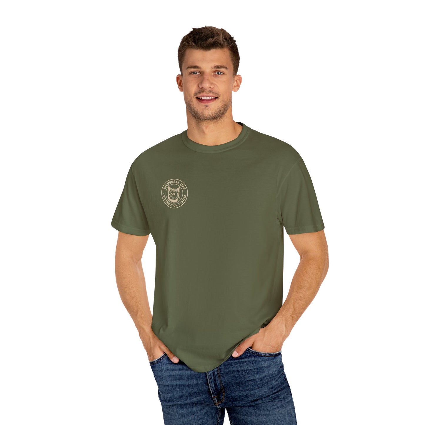 Cat Lover's Garment-Dyed T-Shirt - My Cat Brings Me Gifts, Funny Pet Owner Gift, Cute Cat Shirt, Animal Lover Tee, Unique Gift Idea