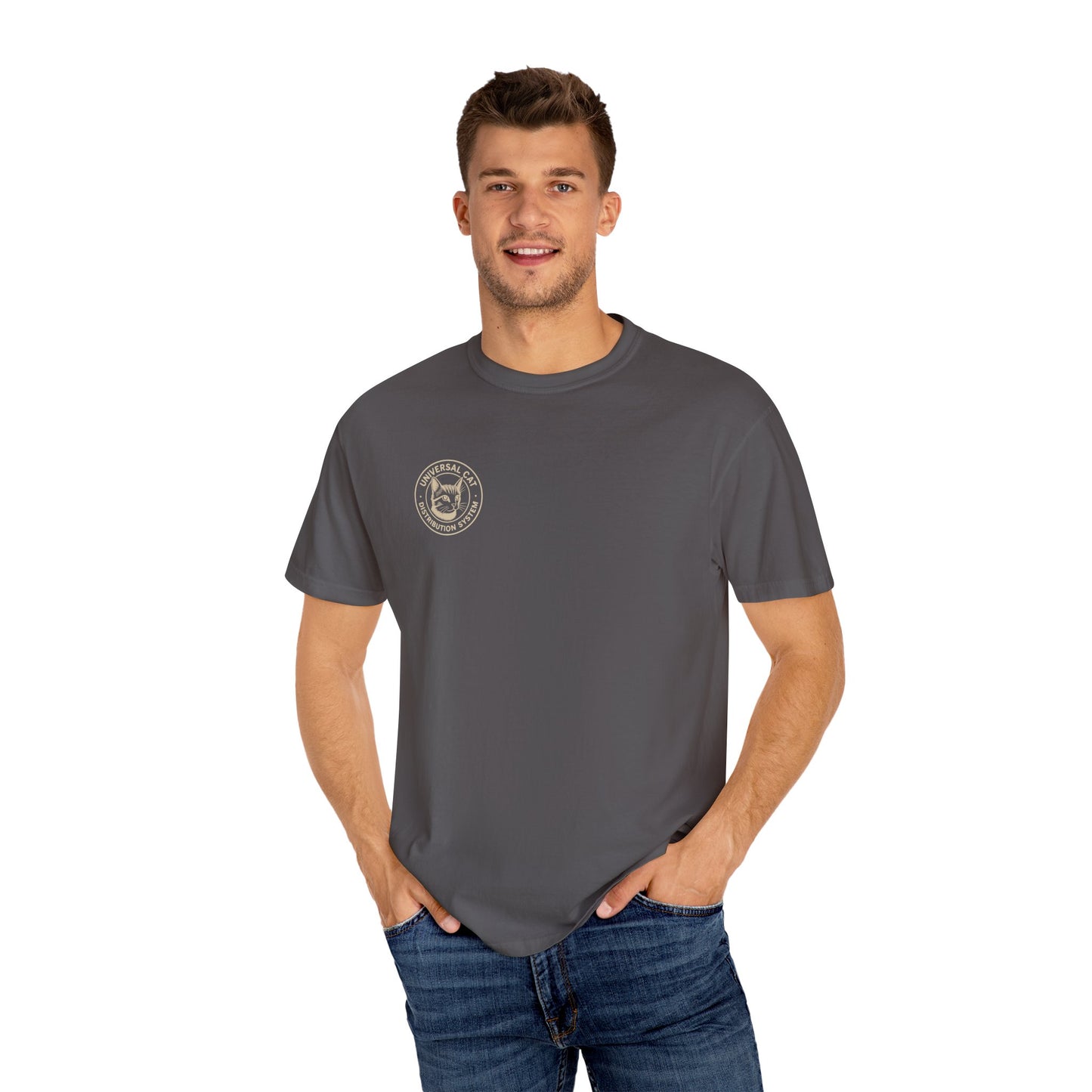 Cat Lover's Garment-Dyed T-Shirt - My Cat Brings Me Gifts, Funny Pet Owner Gift, Cute Cat Shirt, Animal Lover Tee, Unique Gift Idea