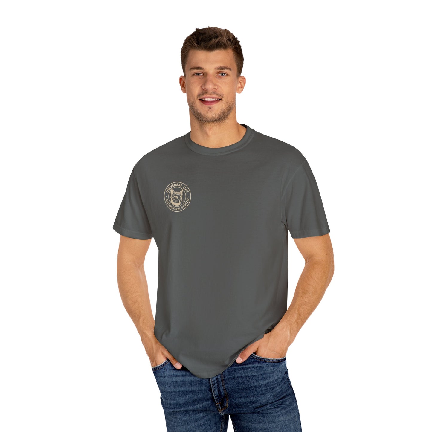Cat Lover's Garment-Dyed T-Shirt - My Cat Brings Me Gifts, Funny Pet Owner Gift, Cute Cat Shirt, Animal Lover Tee, Unique Gift Idea