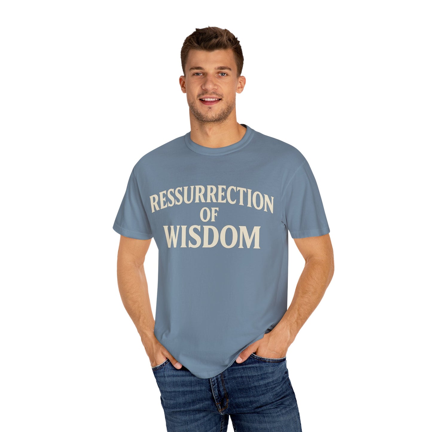 Unisex Garment-Dyed T-Shirt - 'Ressurrection of Wisdom' Casual Tee