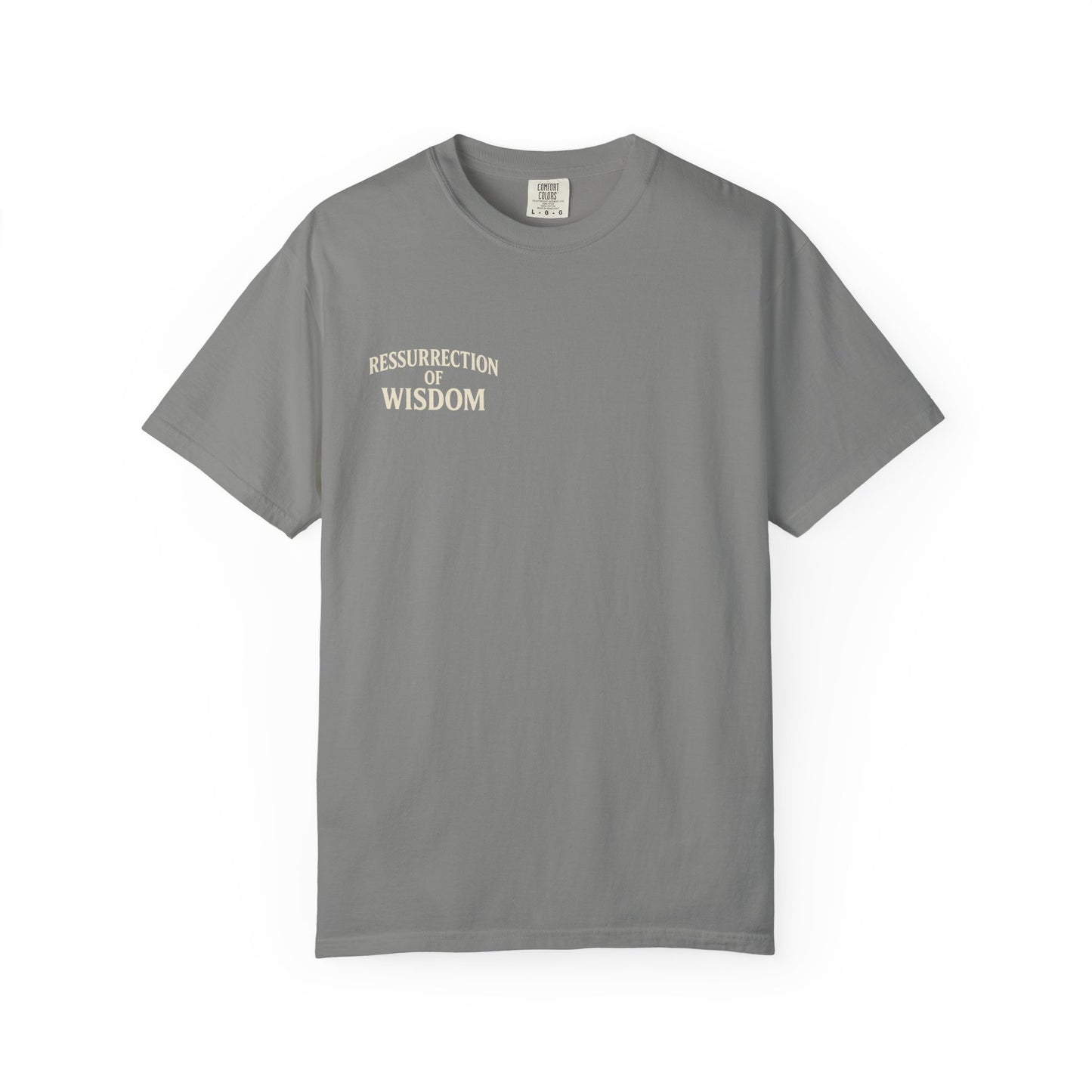 Unisex Garment-Dyed T-Shirt - ROW| Christ is My Firm Foundation