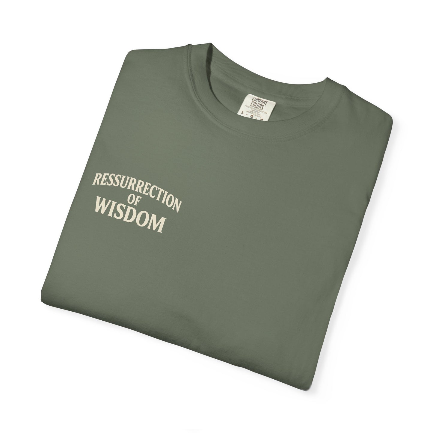 Unisex Garment-Dyed T-Shirt - ROW| Christ is My Firm Foundation