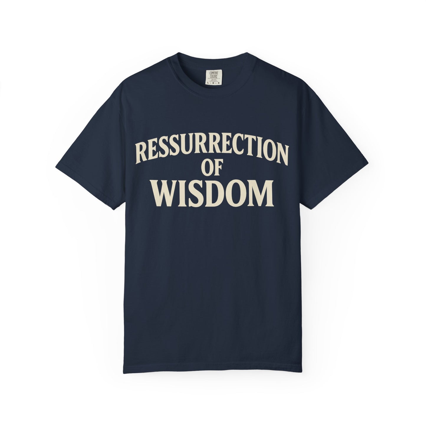 Unisex Garment-Dyed T-Shirt - 'Ressurrection of Wisdom' Casual Tee