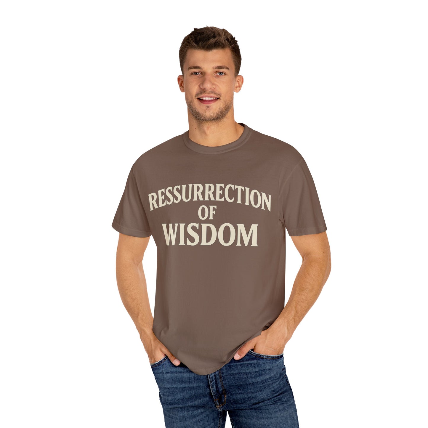 Unisex Garment-Dyed T-Shirt - 'Ressurrection of Wisdom' Casual Tee