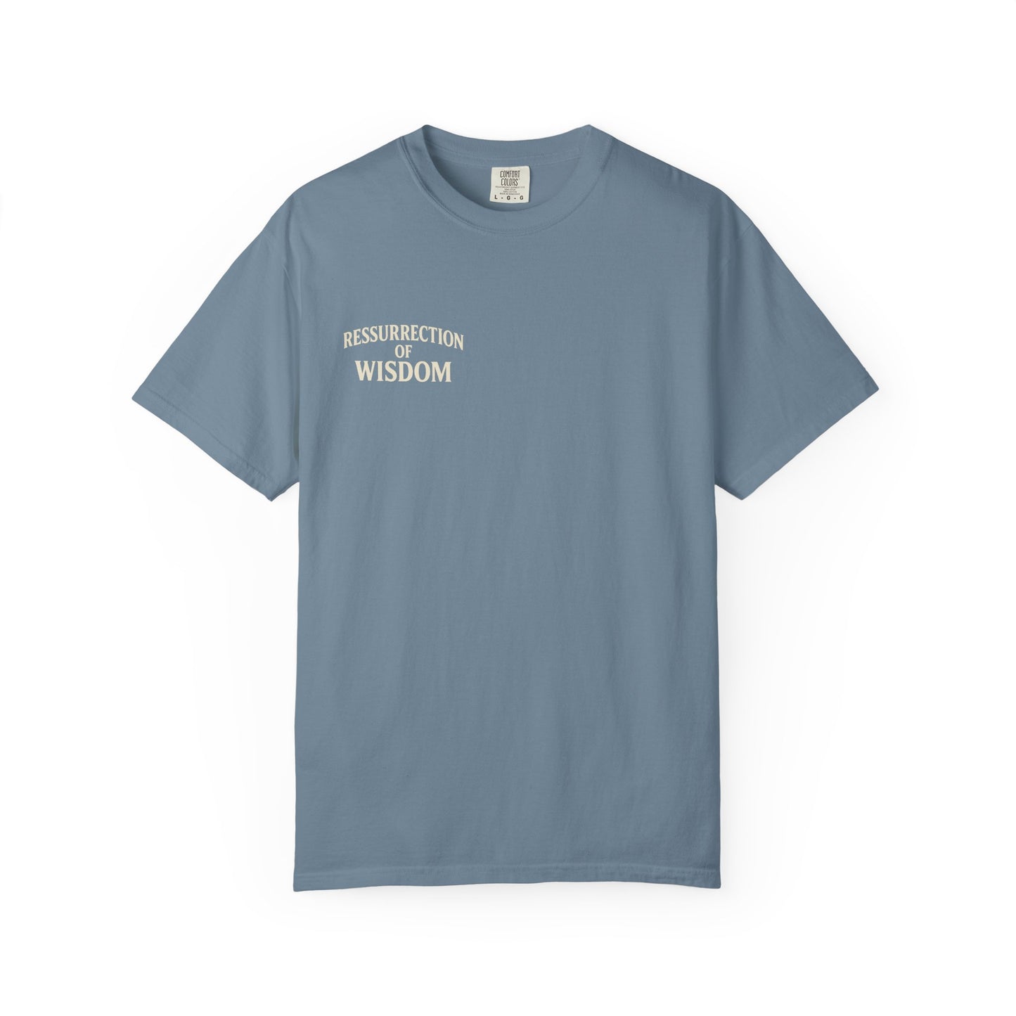 Unisex Garment-Dyed T-Shirt - ROW| Christ is My Firm Foundation