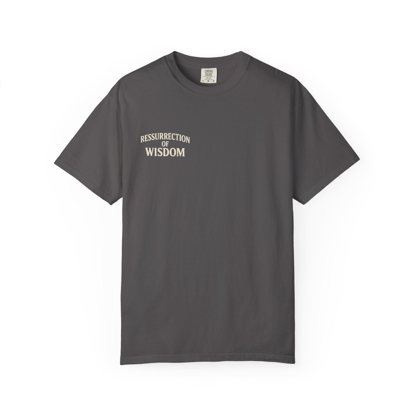 Unisex Garment-Dyed T-Shirt - ROW| Christ is My Firm Foundation