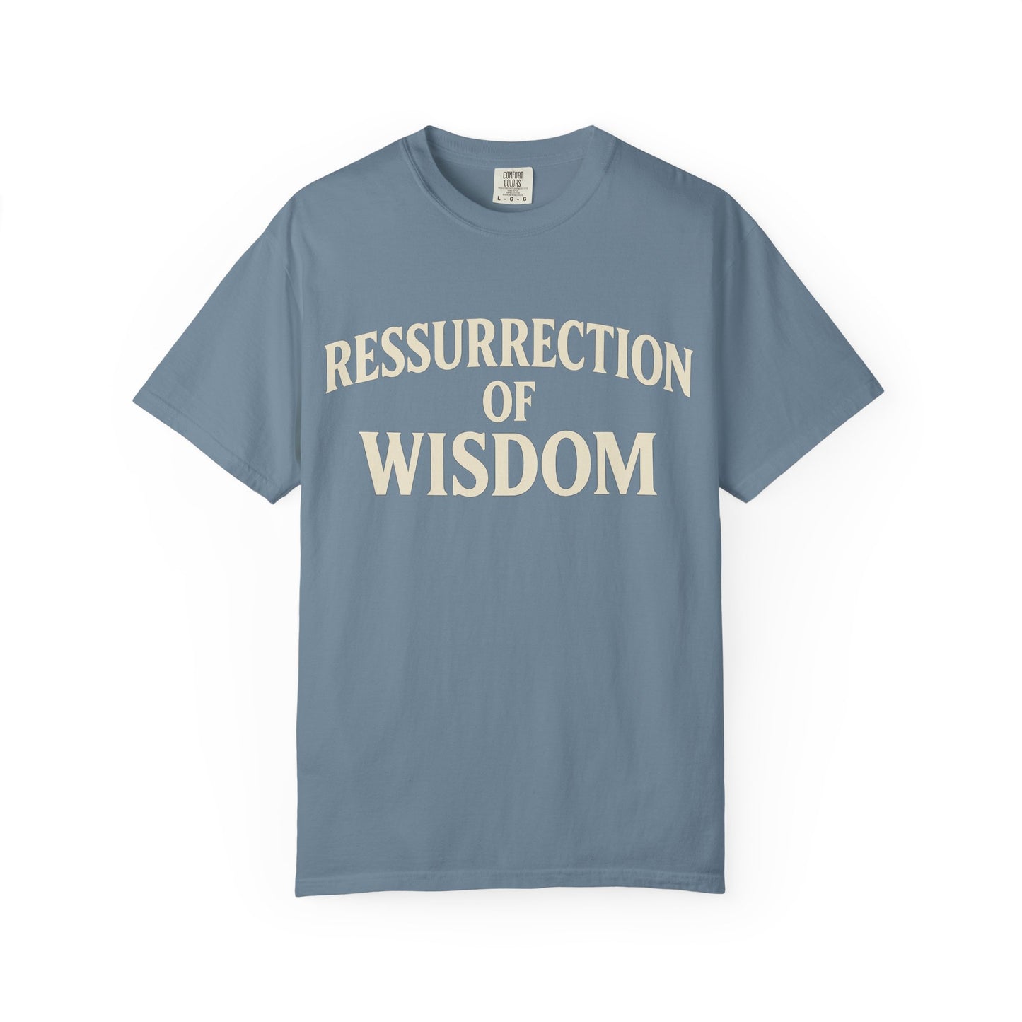 Unisex Garment-Dyed T-Shirt - 'Ressurrection of Wisdom' Casual Tee