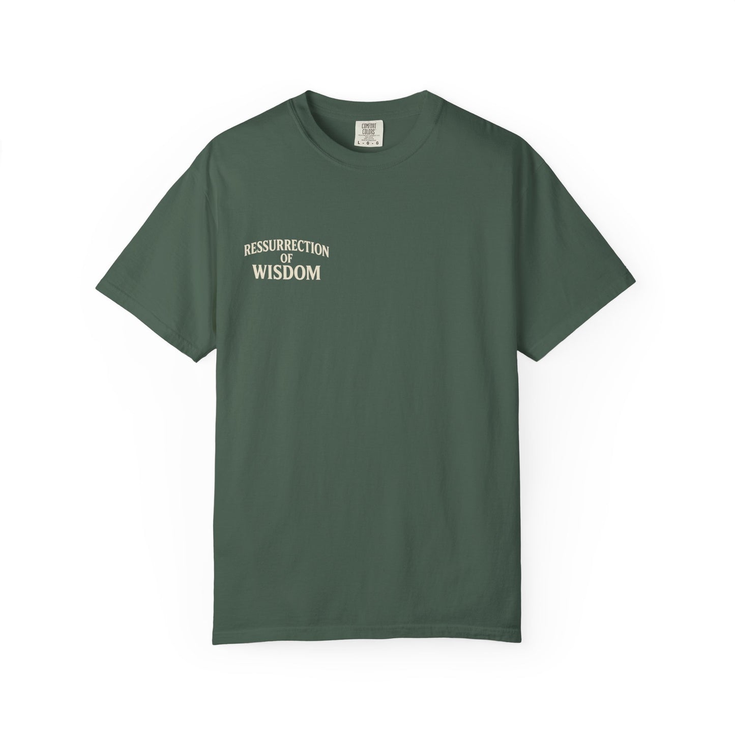 Unisex Garment-Dyed T-Shirt - Resurrection of Wisdom & Armor of God Design