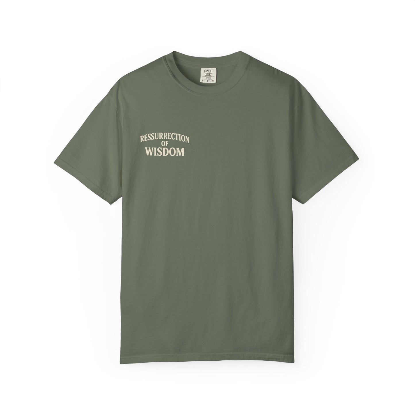 Unisex Garment-Dyed T-Shirt - ROW| Christ is My Firm Foundation